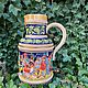 Handmade jug 'Merry Bacchus', ceramics, Germany. Vintage interior. Dutch West - Indian Company. Online shopping on My Livemaster.  Фото №2