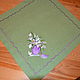Flax napkin 'Easter flowers'. Swipe. Embroidery for every taste (embroiderylinen). Online shopping on My Livemaster.  Фото №2