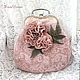 Felted handbag Fleur. Classic Bag. crafts philosophy. My Livemaster. Фото №4