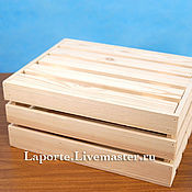 Деревянный ящик с грифельной доской большой (заготовка)