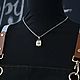 Кулон серебро, позолота и изумруд. Кулон. Miss Tiffany jewelry (Леся). Ярмарка Мастеров.  Фото №5