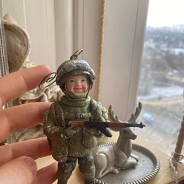 Куклы и игрушки ручной работы. Ярмарка Мастеров - ручная работа Ватная игрушка. Handmade.