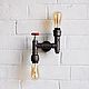 Sconce lamp made of VGP pipes in the Loft style 'Deglas 6'. Sconce. uloft. Online shopping on My Livemaster.  Фото №2