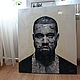 Поп-арт Kanye West. Картины. Татьяна Добрико (kartina na holste) (tdiza). Интернет-магазин Ярмарка Мастеров.  Фото №2
