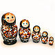 Matryoshka 5 local 'Osenka', Dolls1, Sarov,  Фото №1