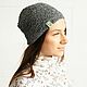 Hemp hat gray HEMPHAT #094. Caps. Hemp bags and yarn | Alyona Larina (hempforlife). Online shopping on My Livemaster.  Фото №2