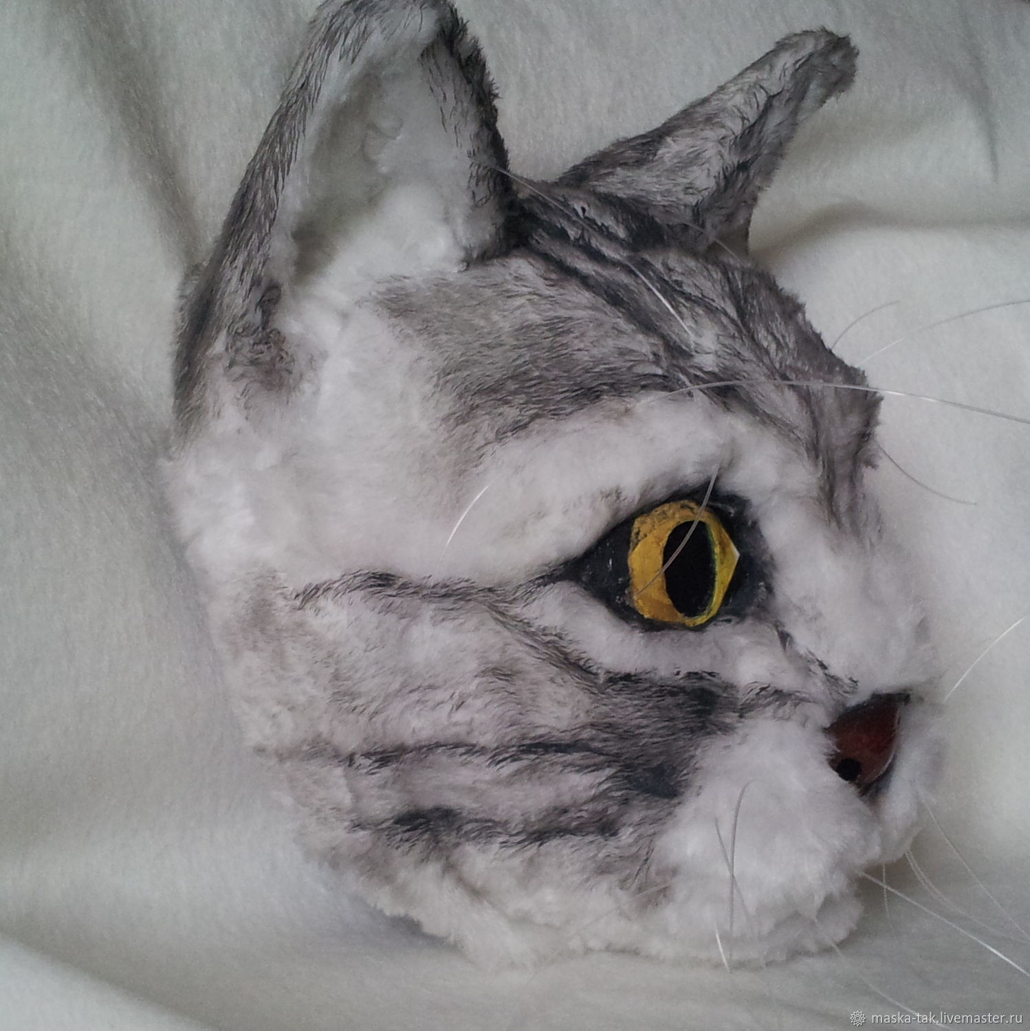 Маска Кота Кошечки Котёнка Карнавальная Маскарадная Реалистичная ...