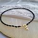 Чокер из черного агата «Black panther». Чокер. Olga Kokina_jewelry. Интернет-магазин Ярмарка Мастеров.  Фото №2