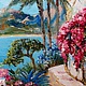 Картина маслом " А я хочу туда , где солнце. Cote D"Azur". Картины. Olya (dreamland-oz). Интернет-магазин Ярмарка Мастеров.  Фото №2