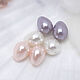 Жемчуг-капля, Shell Pearl, 1 пара, Бусины, Краснодар,  Фото №1