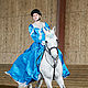 Налобник для лошади  "Голубая мечта". Уздечки. Equestrian style by Akylina. Ярмарка Мастеров.  Фото №4