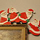 Santa Claus decoration for door or window, Christmas decorations, Moscow,  Фото №1