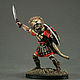 Tin soldier 54 mm. in the painting. Carthaginian Officer, Model, St. Petersburg,  Фото №1