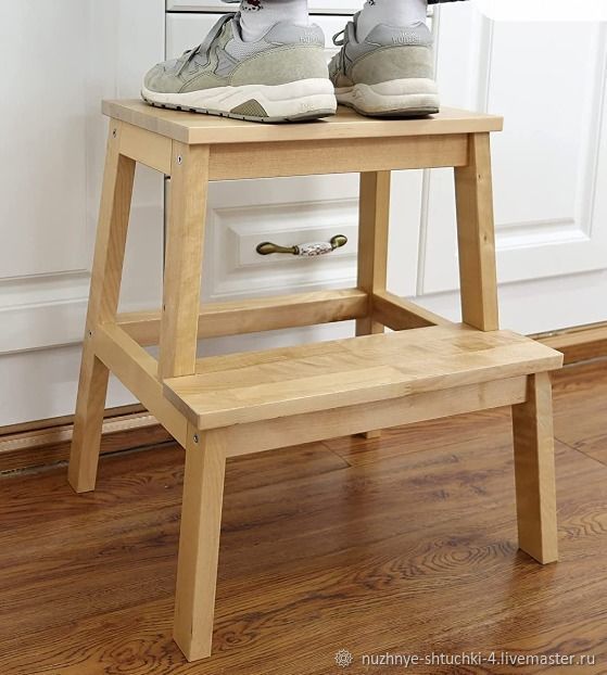 Табурет стремянка деревянная в интернет-магазине Ярмарка Мастеров по ...
