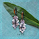 Order Double-sided silver earrings 'Salamander'. BOR.N | avtorskoe serebro. Livemaster. . Earrings Фото №3