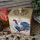 'Provencal Rooster'box. Jars. Hundred centuries. My Livemaster. Фото №6