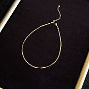 Украшения handmade. Livemaster - original item Gold Chain Necklace with 