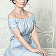 Платье из хлопка Нежность. Сарафаны. ElenaDress. Интернет-магазин Ярмарка Мастеров.  Фото №2
