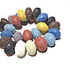 Lava volcanic 17h12 mm mix colors beads roundels. Beads1. Svetlana Waska Decoupage Decor. Online shopping on My Livemaster.  Фото №2