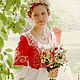 Свадебный льняной комплект "Княжеский". Платья свадебные. Зареслава. Ярмарка Мастеров.  Фото №5