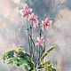 Liodoro orchid Painting with flowers, Pictures, Moscow,  Фото №1
