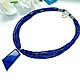 Order Lapis lazuli necklace ' Venetian Night'. Magical Beauty Gems. Livemaster. . Necklace Фото №3