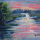 Pastel painting SUNSET graphics. Pastel sketch, Pictures, Moscow,  Фото №1