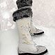 Wedding boots Winter wedding. Bridal Felted Boots. wool gifts. My Livemaster. Фото №4