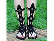 Gladiators of Rome black nappa leather UNISEX. Ankle boot. Katorina Rukodelnica HandMadeButik. My Livemaster. Фото №5