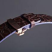 Украшения handmade. Livemaster - original item Crocodile leather watchband for Apple Watch IMA0470KN1. Handmade.