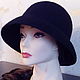 Hat felted 'Classic. simple shapes.'. Hats1. Oksana Moleva. Online shopping on My Livemaster.  Фото №2