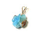 Кулон Flower larimar. Подвеска. Stasy Rich украшения и вышивка. Интернет-магазин Ярмарка Мастеров.  Фото №2