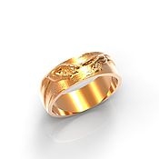 Свадебный салон handmade. Livemaster - original item Adam`s Creation Ring Made of Gold (Ob30). Handmade.
