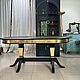 Стол обеденный из дерева с позолотой и инкрустацией. Столы. Mart__furniture. Ярмарка Мастеров.  Фото №5