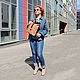 Mochilas: Bolso de cuero de la mochila liina beige femenina de la Moda Sr34t-652. Backpacks. Natalia Kalinovskaya. Ярмарка Мастеров.  Фото №9