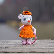 Куклы и игрушки handmade. Livemaster - original item Mouse Autumn. Handmade.