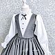 Школьное платье " La Fleur". Школьная форма. Little___dress. Ярмарка Мастеров.  Фото №4