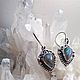 Drop earrings with labradorite. Earrings. Garuda. Online shopping on My Livemaster.  Фото №2