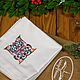 A festive set of napkins with a monogram. Swipe. VintagDreams. My Livemaster. Фото №5