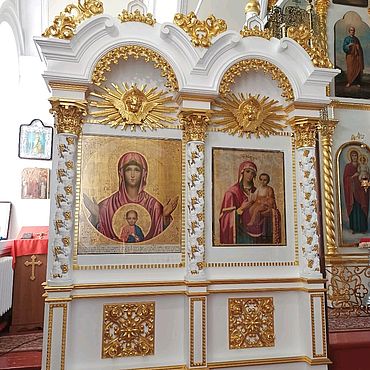 Киот напольный на две иконы. Мастерская "Горбуновъ Мебель". Мебель ручной работы - Ярмарка Мастеров Мебель ручной работы. Ярмарка Мастеров - ручная работа Киот напольный на две иконы. Handmade.