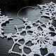 Order Snowflakes 6 pieces set of white knitted (1B). BarminaStudio (Marina)/Crochet (barmar). Livemaster. . Christmas gifts Фото №3