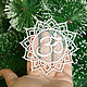 Order Om sign lace. Ma-rine. Livemaster. . Badge Фото №3