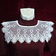 Lace collar No. №21. Collars. Lace knitting workshop. Lidiya.. Online shopping on My Livemaster.  Фото №2