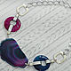 'Firebird feather ' necklace on a chain cut agate. Necklace. Jewelry just for You (G-Korchagina). My Livemaster. Фото №5