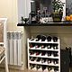 Wine rack for 25 bottles in white. Shelving. Color Wood. My Livemaster. Фото №6