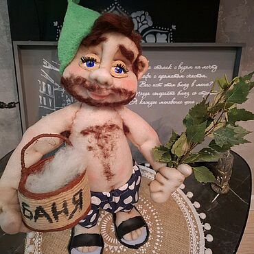 Куклы и игрушки ручной работы. Ярмарка Мастеров - ручная работа Куклы для бани. Handmade.