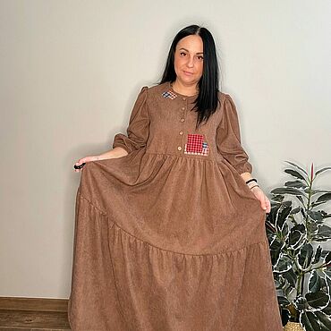 Одежда ручной работы. Ярмарка Мастеров - ручная работа Платье «Заплатки». Handmade.