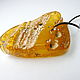 Pendant amber 'tales from the Vienna woods' K-464. Pendants. Amber shop (vazeikin). Online shopping on My Livemaster.  Фото №2