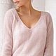 Order Pullover from the Italian kitmaker. Color pink cocoa. tatjanamatin. Livemaster. . Jumpers Фото №3