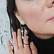 Twin earrings 'Touch the history option'. Earrings. Ekart Ekaterina Dmitrieva. My Livemaster. Фото №4